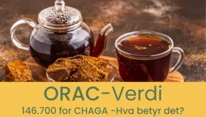 Hva ORAC verdier på 146.700 sier om Chaga (1)